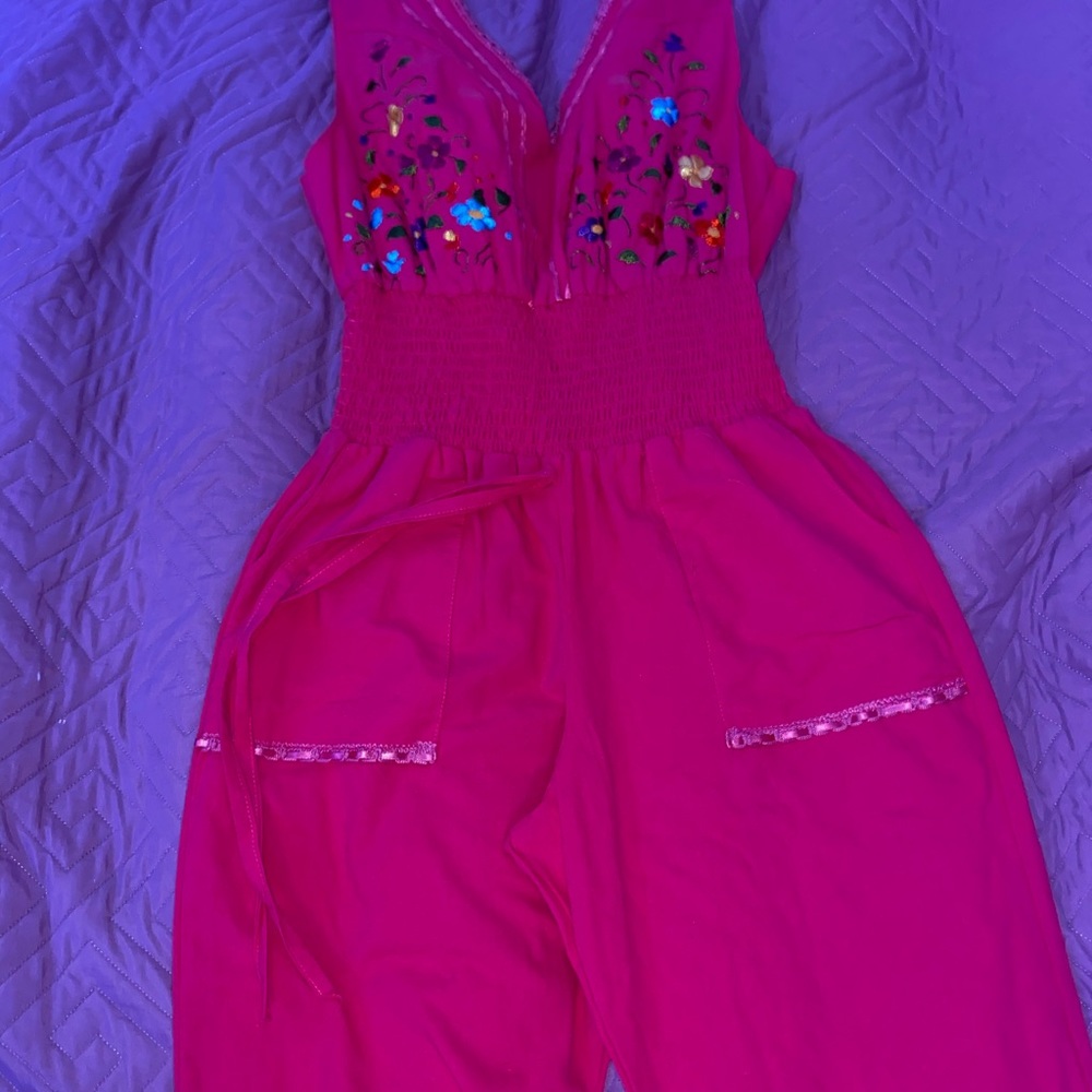 Embroidered jumpsuit